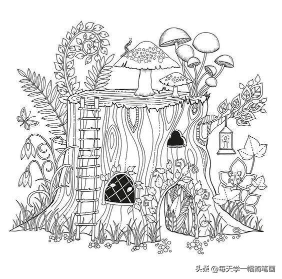 每天学一幅简笔画--风景、建筑类简笔画-6.jpg