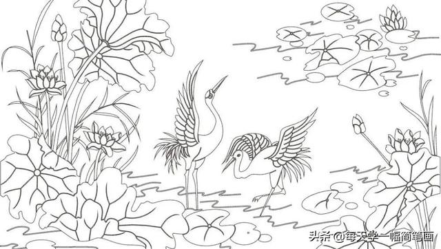 每天学一幅简笔画--风景、建筑类简笔画-11.jpg