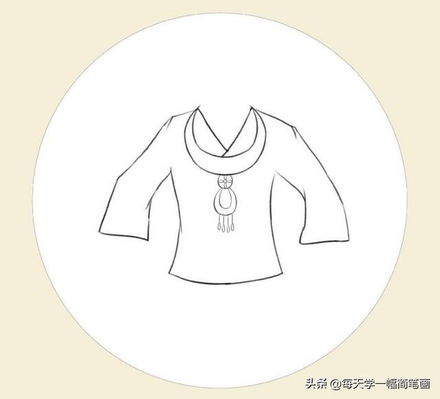 每天学一幅简笔画--各种衣服配饰简笔画画法大全-8.jpg