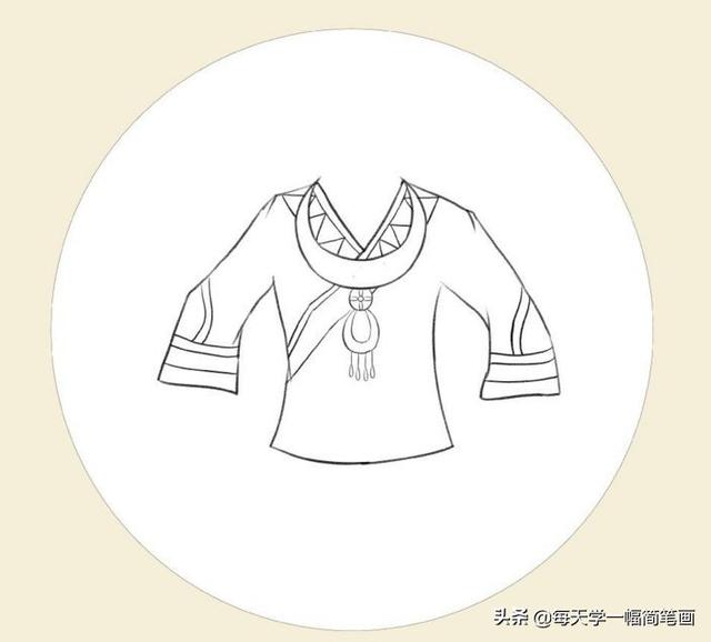 每天学一幅简笔画--各种衣服配饰简笔画画法大全-9.jpg
