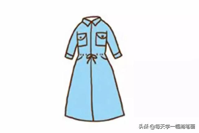 每天学一幅简笔画--各种衣服配饰简笔画画法大全-4.jpg