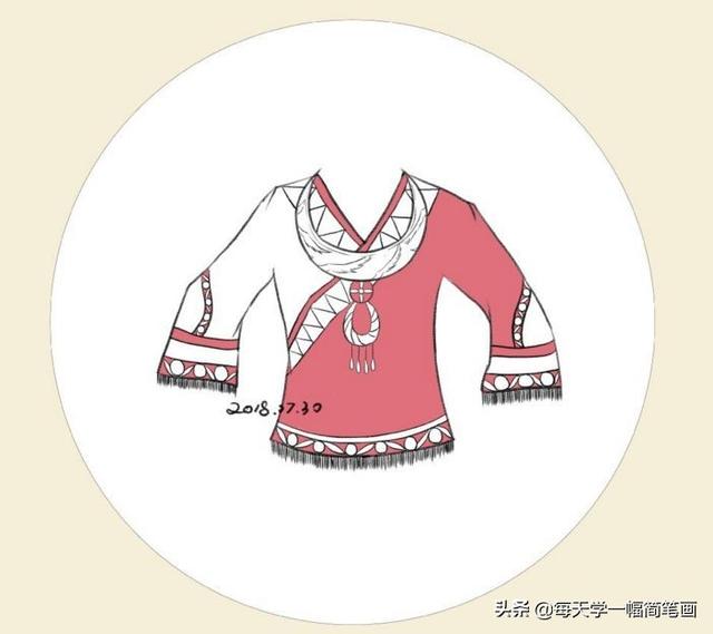 每天学一幅简笔画--各种衣服配饰简笔画画法大全-13.jpg