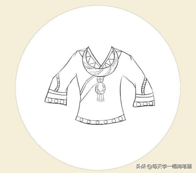 每天学一幅简笔画--各种衣服配饰简笔画画法大全-10.jpg