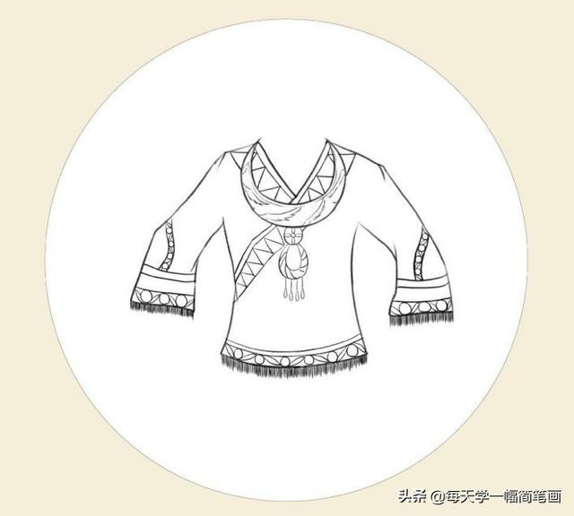 每天学一幅简笔画--各种衣服配饰简笔画画法大全-12.jpg
