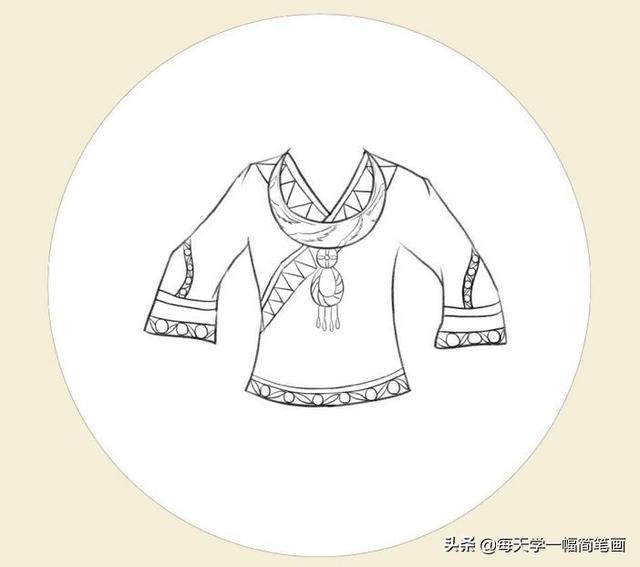 每天学一幅简笔画--各种衣服配饰简笔画画法大全-11.jpg