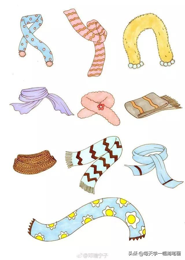 简笔画精品合集！一大波衣服类和厨具类简笔画大全-5.jpg