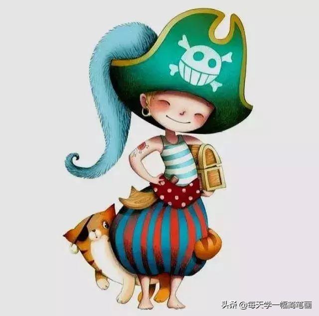 每天学一幅简笔画--小清新风格手绘！这画风真是萌化了-23.jpg