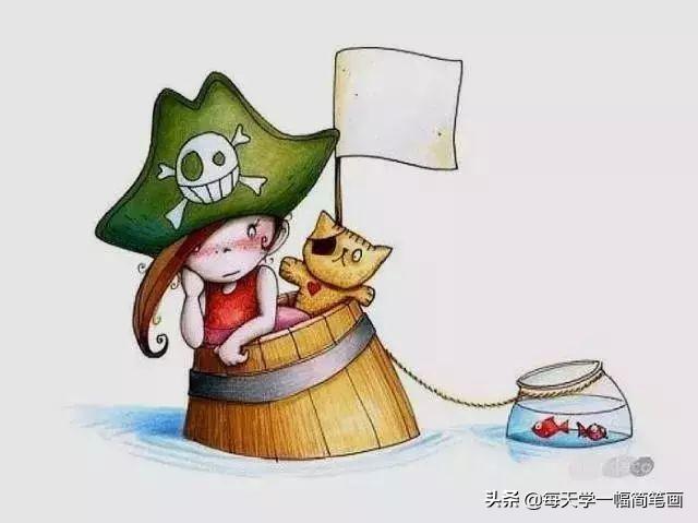 每天学一幅简笔画--小清新风格手绘！这画风真是萌化了-25.jpg