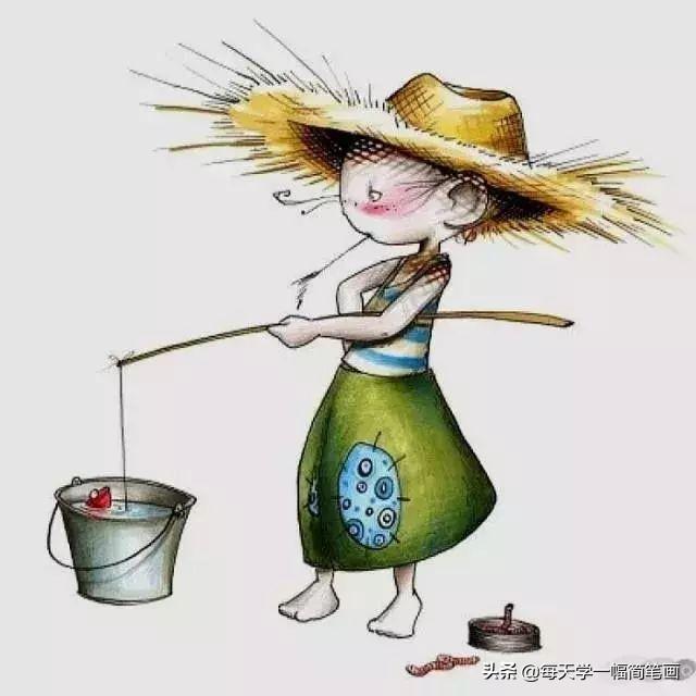 每天学一幅简笔画--小清新风格手绘！这画风真是萌化了-21.jpg