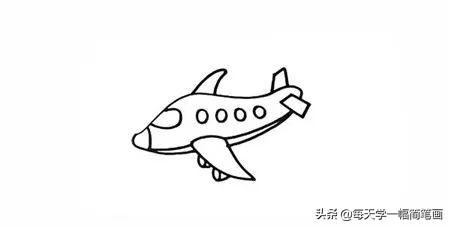 各种各样的飞机简笔画画法大全-16.jpg