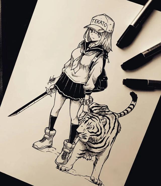 帅爆的手绘干货，动漫简笔画福利，来不及了，老司机快上车-23.jpg