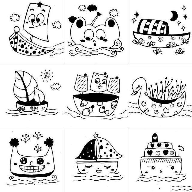 简约创意的黑白简笔画-5.jpg
