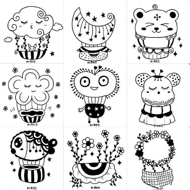 简约创意的黑白简笔画-7.jpg