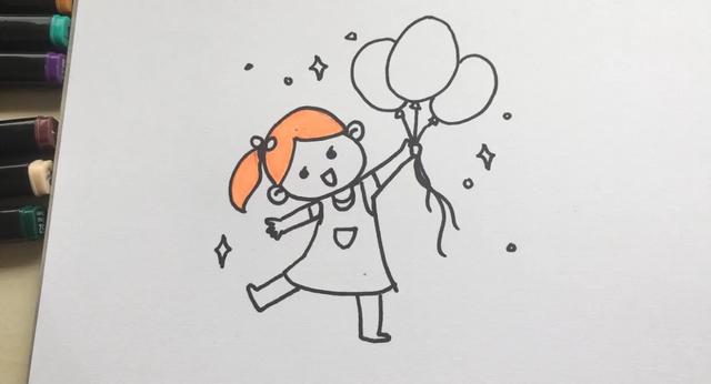 简笔画教程：步骤超详细的小女孩画法，简单实用的图文教程-9.jpg