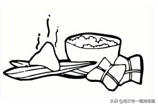 每天学一幅简笔画--粽子的画法简笔画大全-4.jpg