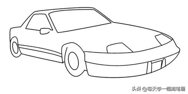 每天学一幅简笔画--各种各样的小汽车简笔画画法-7.jpg