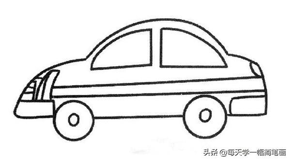 每天学一幅简笔画--各种各样的小汽车简笔画画法-9.jpg