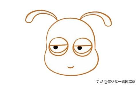 每天学一幅简笔画--卡通蚂蚁简笔画的画法步骤教程及图片大全-4.jpg