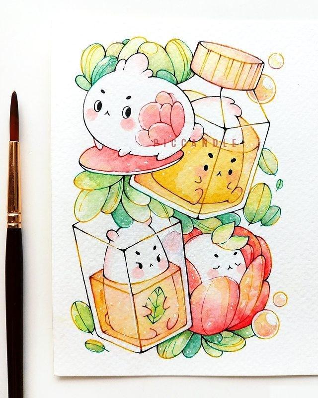 一组超可爱的小精灵简笔画，喜欢的赶紧画起来呀-4.jpg