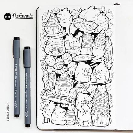 一组超可爱的小精灵简笔画，喜欢的赶紧画起来呀-18.jpg