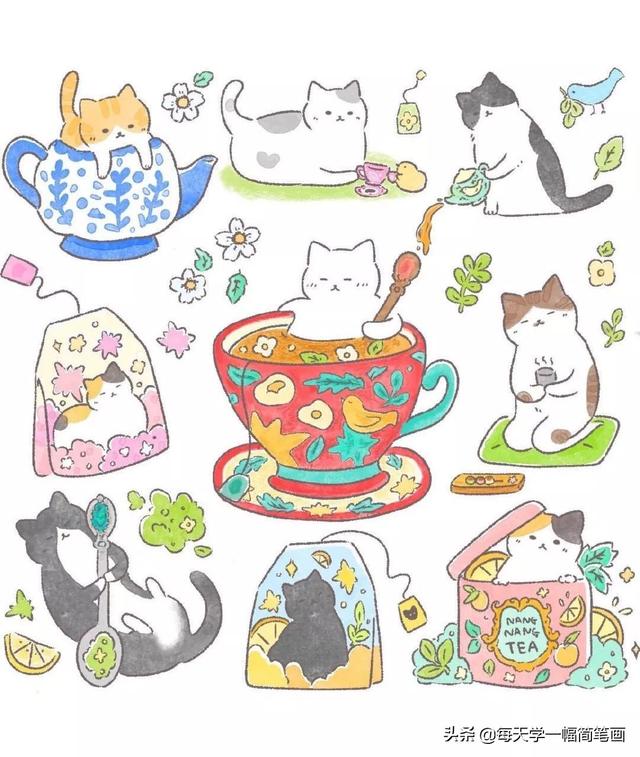每天学一幅简笔画--猫颜控看过来，要被萌翻了-4.jpg