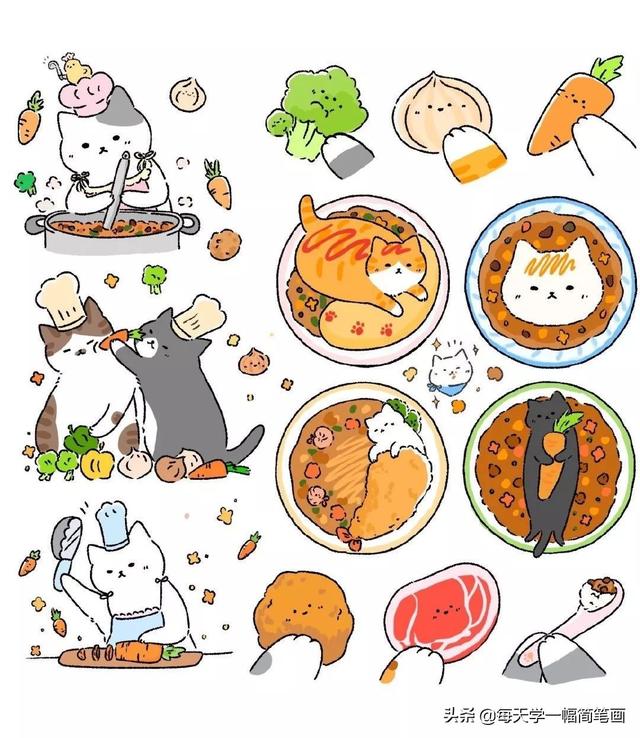 每天学一幅简笔画--猫颜控看过来，要被萌翻了-7.jpg