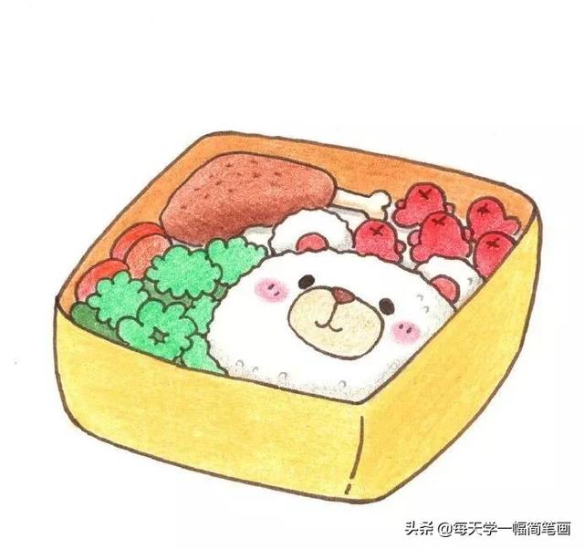 每天学一幅简笔画--手绘简笔画+彩铅上色，美得不要不要的-9.jpg