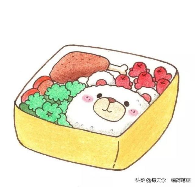 每天学一幅简笔画--手绘简笔画+彩铅上色，美得不要不要的-8.jpg