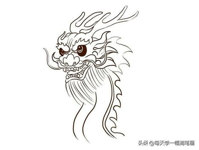 每天学一幅简笔画--端午节划龙舟简笔画画法步骤图解-4.jpg