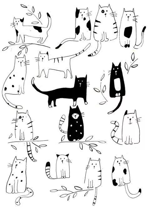 1000+例线描简笔画素材，想画什么有什么-39.jpg