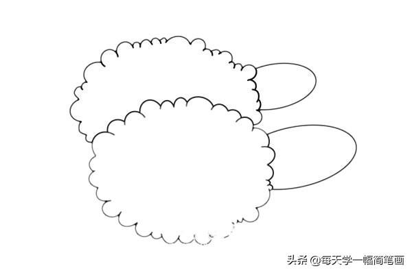每天学一幅简笔画--炸虾球简笔画画法步骤图片教程-4.jpg