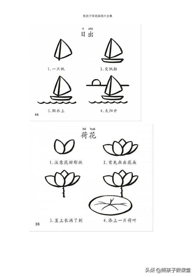 儿童简笔画素材100例，可爱又简单，可以让孩子动手画一画-6.jpg