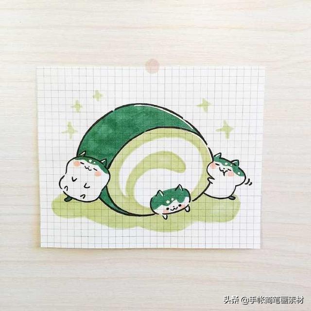美食萌物插画，简单易学哦-4.jpg