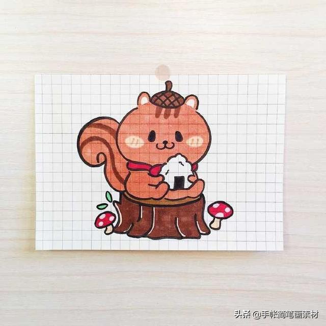 美食萌物插画，简单易学哦-9.jpg