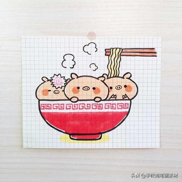 美食萌物插画，简单易学哦-6.jpg