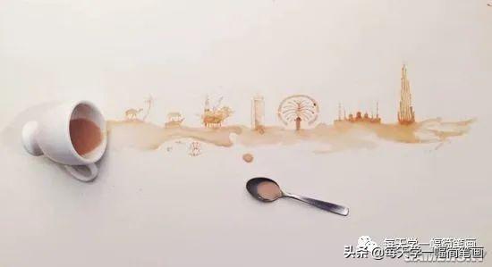 每天学一幅简笔画--她用洒了的食物作画玩出了花-8.jpg