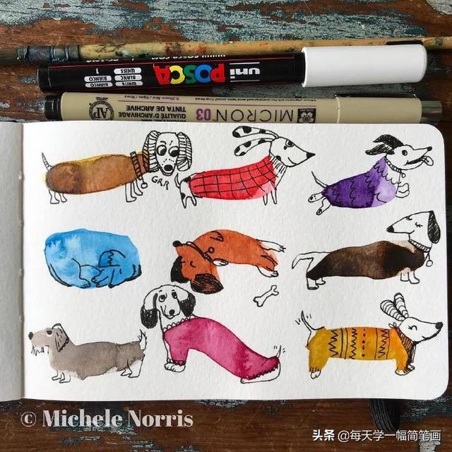 每天学一幅简笔画--各种可可爱爱的小动物-4.jpg