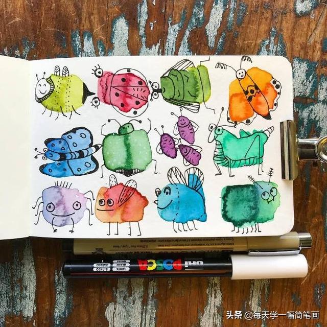 每天学一幅简笔画--各种可可爱爱的小动物-6.jpg