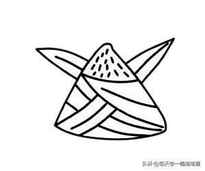 每天学一幅简笔画--粽子简笔画简单画法步骤图片大全-6.jpg