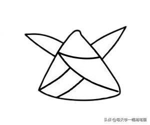 每天学一幅简笔画--粽子简笔画简单画法步骤图片大全-4.jpg