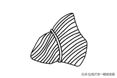 每天学一幅简笔画--粽子简笔画简单画法步骤图片大全-7.jpg