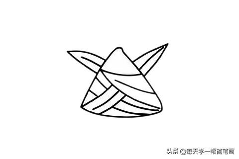 每天学一幅简笔画--粽子简笔画简单画法步骤图片大全-5.jpg