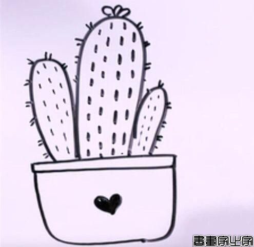 2020-06-21好看的简笔画---仙人掌-5.jpg