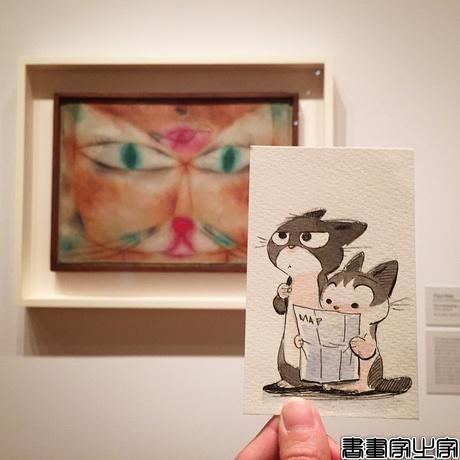 简笔画 | 戏很多的猫猫~旅行时候的创意画好有趣呀-7.jpg