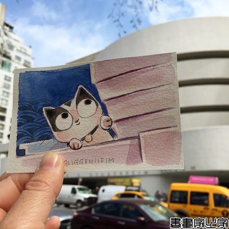 简笔画 | 戏很多的猫猫~旅行时候的创意画好有趣呀-8.jpg