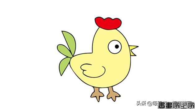 每天学一幅简笔画--大公鸡的画法-4.jpg