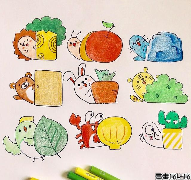 有趣的简笔画，教会孩子照着画就行了，既简单又可爱，快快收藏吧-6.jpg