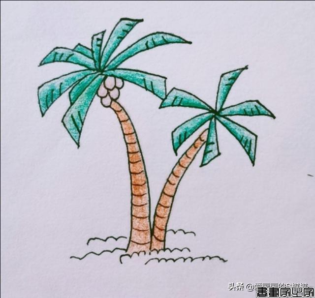 各种大树画法，树的简笔画大全，帮孩子收藏起来，少儿美术-5.jpg