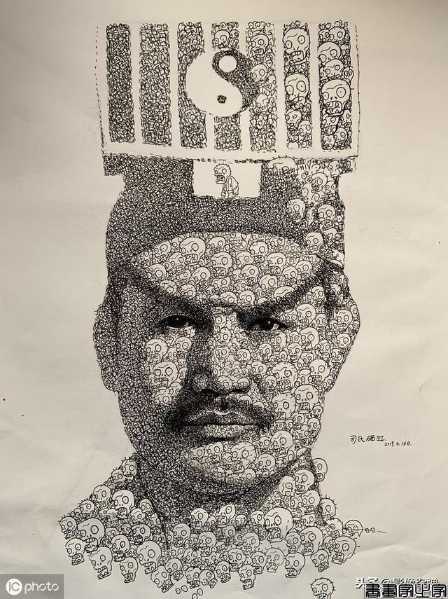 90后男子，用“字”作画让雷军“叹服”，自己坦言：画吐了-4.jpg