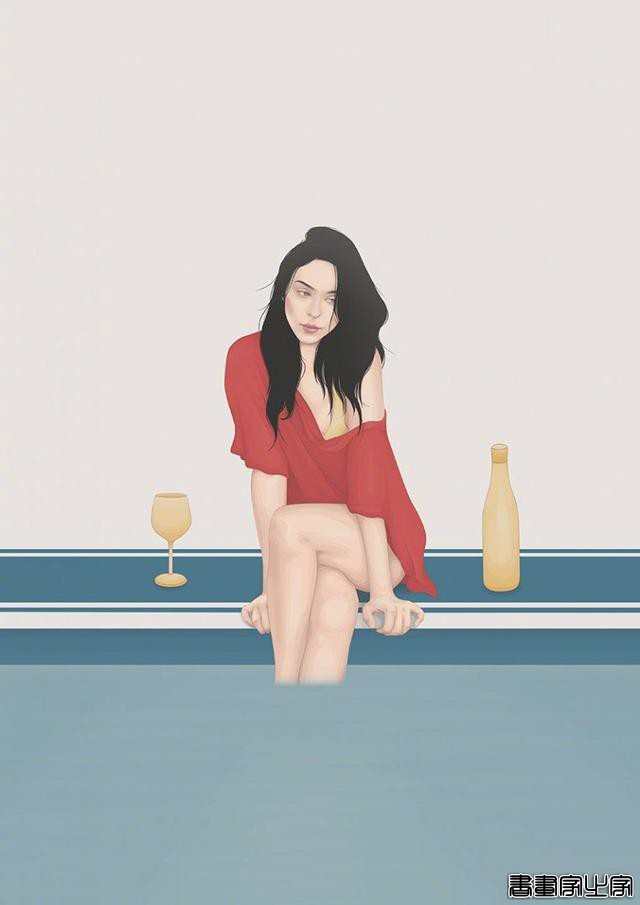 「插画设计」插画师 Yuschav Arly  人物绘画作品-4.jpg